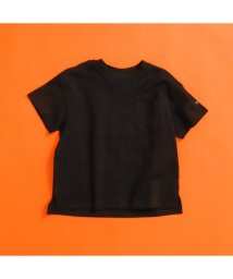 BREEZE(ブリーズ)/WEB限定  ボーダー&無地半袖Tシャツ/ブラック