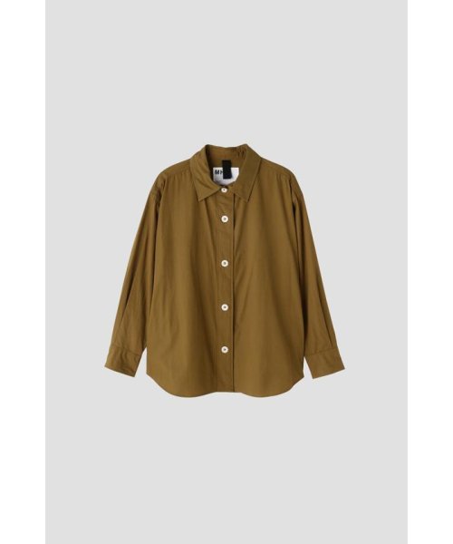 MHL.(エムエイチエル)/WASHED COTTON POPLIN/CAMEL4