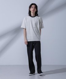 nano・universe/Anti Soaked 汗染み防止 リンガーネックTシャツ/505859076