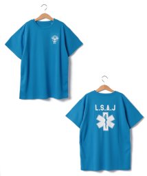 VacaSta Swimwear(バケスタ スイムウェア)/STAR OF LIFEハンソデ UVTシャツ/ブルー