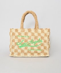 coen/レタード刺繍ペーパートートバッグ/506002566