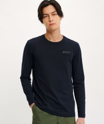ＡＩＧＬＥ MEN(エーグル　メンズ)/UVカット 吸水速乾 プライムフレックス ワンポイントロゴ 長袖Tシャツ/ブラック