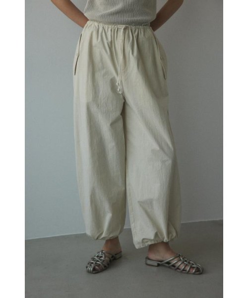 BLACK BY MOUSSY(ブラックバイマウジー)/military balloon pants/O/WHT1