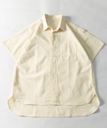 Nylaus(ナイラス)/ビッグシルエット ショートスリーブ シャンブレールーズシャツ 半袖シャツ/ベージュ