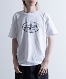 Nylaus(ナイラス)/レギュラーフィット アメカジロゴ アソートプリント ショートスリーブTシャツ 半袖Tシャツ/ホワイト系1
