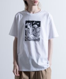 Nylaus(ナイラス)/レギュラーフィット ストリートグラフィック アソートプリント ショートスリーブTシャツ 半袖Tシャツ/ホワイト