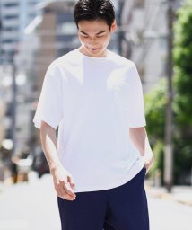 a.v.v (MEN)/【接触冷感】シルケットスムースセミワイドTシャツ/505851295