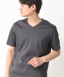 a.v.v (MEN)/【接触冷感】ハイクオリティーコットンシルケットＶネックＴシャツ/505851296