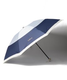 FURLA(フルラ)/折りたたみ傘　カラーボーダー/ダークグレー