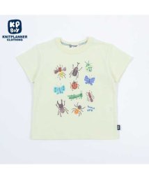 KP BOY(ケーピーボーイ)/KPBOY(ケーピーボーイ)カラフル昆虫モチーフの半袖Tシャツ(100～130)/ライトイエロー