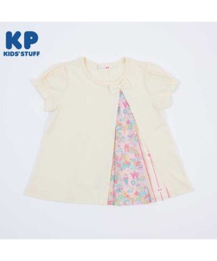 KP/KP(ケーピー)おやつの街プリント切り替え半袖Tシャツ(100～130)/505921111