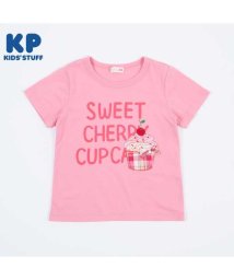 KP/KP(ケーピー)カップケーキのロゴ半袖Tシャツ(140～160)/505921114