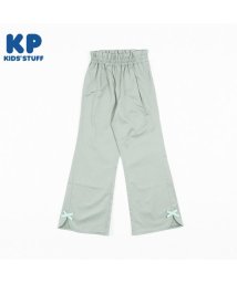 KP(ケーピー)/KP(ケーピー)ストレッチツイルのフレアパンツ(140～160)/カーキ