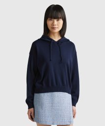 BENETTON (women)/【セットアップ対応商品】コットン100％無地ニットパーカー/505932908