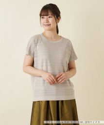 Leilian/ボーダー柄ニット【LE TRICOT PERUGIA】/505968427