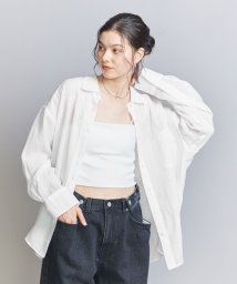 BEAUTY&YOUTH UNITED ARROWS(ビューティーアンドユース　ユナイテッドアローズ)/麻 レギュラーカラー シャツ/WHITE