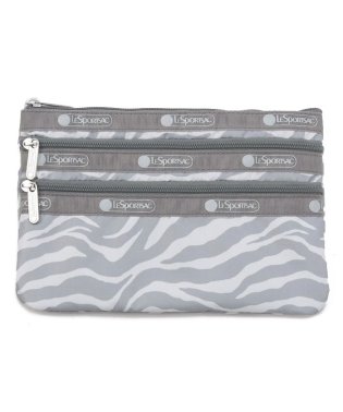 LeSportsac/3－ZIP COSMETICアロイゼブラ/505998909