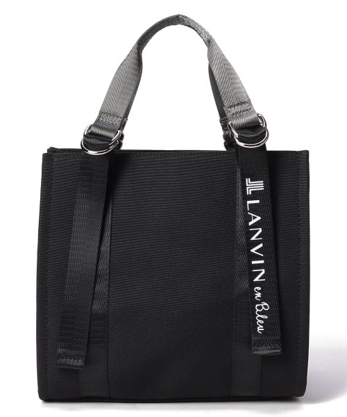 LANVIN en Bleu(BAG)(ランバンオンブルー（バッグ）)/バリエ 2wayトート/ブラック