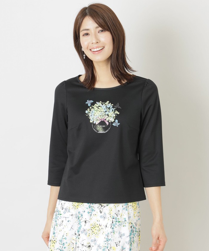ブラック系｜カットソー・Tシャツ｜TO BE CHIC(トゥー ビー
