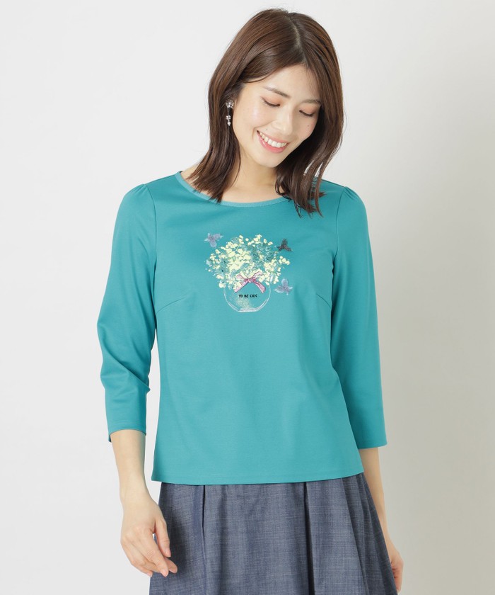 TO BE CHIC カットソー コットンポンチ カットソー(トップス)｜TO BE CHIC(トゥー ビー