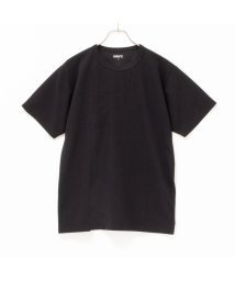 MAC HOUSE(men)(マックハウス（メンズ）)/NAVY ネイビー 倍速ドライ ジョーゼットショートスリーブTシャツ QMH/03883SS－/ブラック