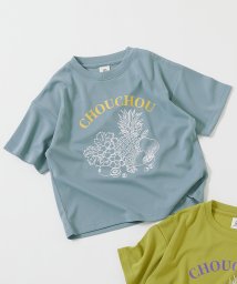 devirock(デビロック)/サラっとストレッチ メッシュ デビラボ 半袖Tシャツ 子供服 キッズ 男の子 女の子 トップス 半袖Tシャツ Tシャツ /ブルー