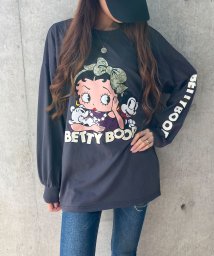 me Jane/BETTYBOOPフロント＆袖プリントロンT/506006937