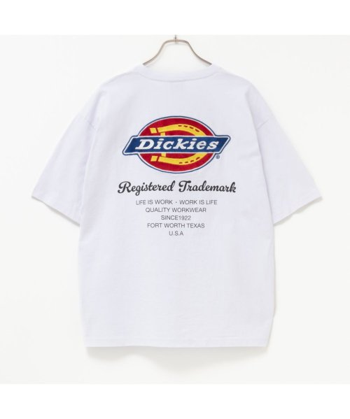 MAC HOUSE(men)(マックハウス（メンズ）)/Dickies ディッキーズ グラフィックTシャツ 4278－9534/ホワイト