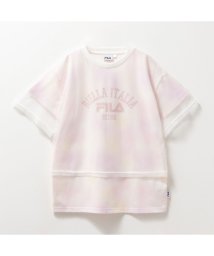 MAC HOUSE(kid's)(マックハウス（キッズ）)/FILA フィラ フェイクレイヤードTシャツ FM2654/ホワイト