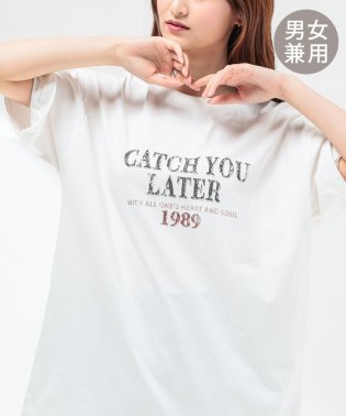 Honeys/ロゴプリントゆるＴシャツ/506014419