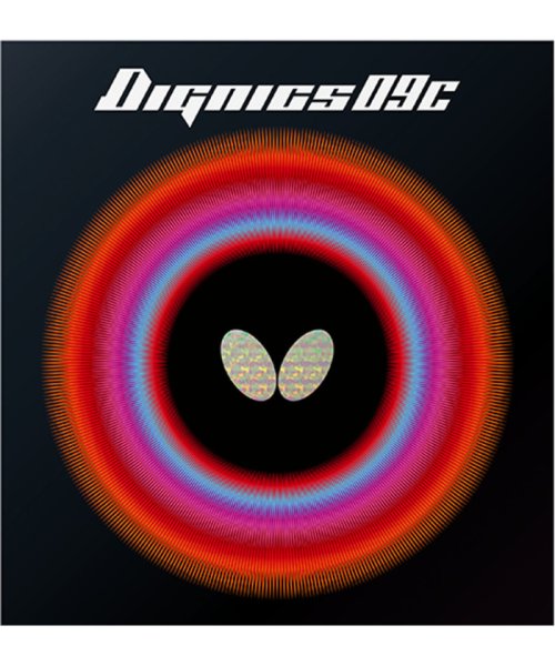 butterfly(バタフライ)/バタフライ Butterfly 卓球 ディグニクス09C ラバー 裏ソフト 粘着性 ハイテンション /ブラック