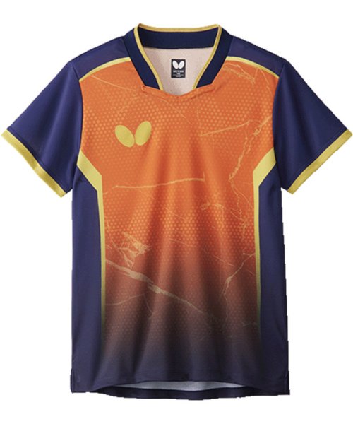butterfly(バタフライ)/バタフライ Butterfly 卓球 卓球 ゲームシャツ エリスター10・シャツ・ジュニア 46290/オレンジ