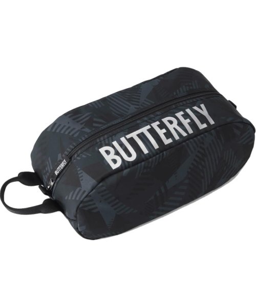 butterfly(バタフライ)/バタフライ Butterfly 卓球 エミネル シューズケース シューズ入れ 持ち手付き 靴入れ/シルバー