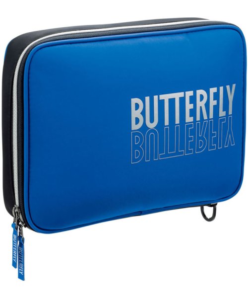 butterfly(バタフライ)/バタフライ Butterfly 卓球 ML・ケース ラケットバッグ ポーチ 大容量 ラケット収納袋/ブルー