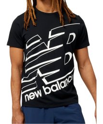 new balance(ニューバランス)/new　balance ニューバランス ビッグロゴ ショートスリーブTシャツ AMT31078/ブラック