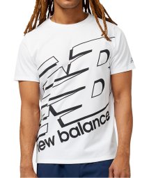 new balance(ニューバランス)/new　balance ニューバランス ビッグロゴ ショートスリーブTシャツ AMT31078/ホワイト