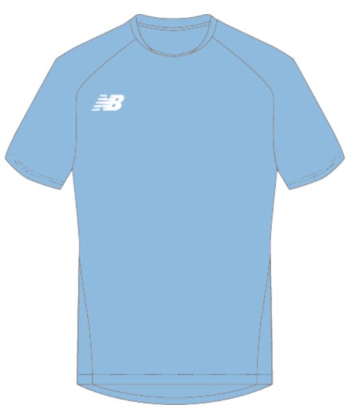 new balance(ニューバランス)/new　balance ニューバランス サッカー ゲームシャツ JJTF0487 SAX/サックス