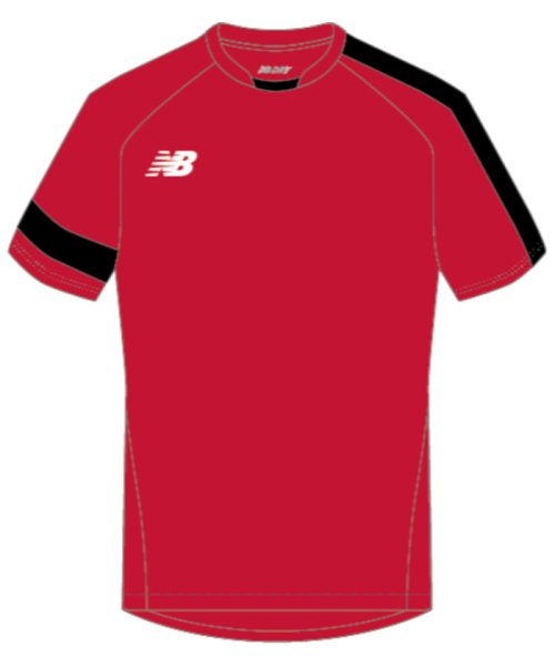 new balance(ニューバランス)/new　balance ニューバランス サッカー ゲームシャツ JJTF0489 RBK/レッド
