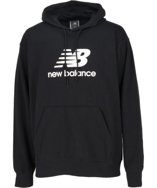 new balance(ニューバランス)/new　balance ニューバランス スウェットフーディ MT41501/ブラック