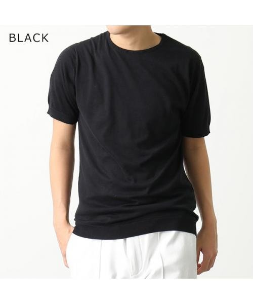 JOHN SMEDLEY(ジョンスメドレー)/ JOHN SMEDLEY 半袖 ニット BELDEN STANDARD FIT/ブラック