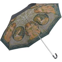 BACKYARD FAMILY/名画 折りたたみ傘 晴雨兼用/506017468