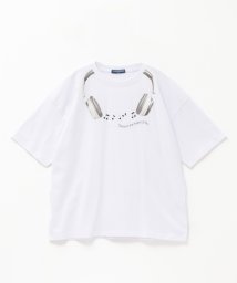 MAC HOUSE(kid's)/T－GRAPHICS ティーグラフィックス ヘッドフォンビッグTシャツ MAB24115/506017822