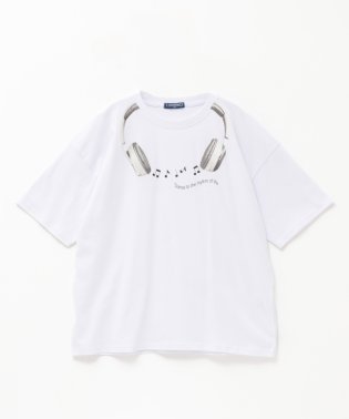 MAC HOUSE(kid's)/T－GRAPHICS ティーグラフィックス ヘッドフォンビッグTシャツ MAB24115/506017822