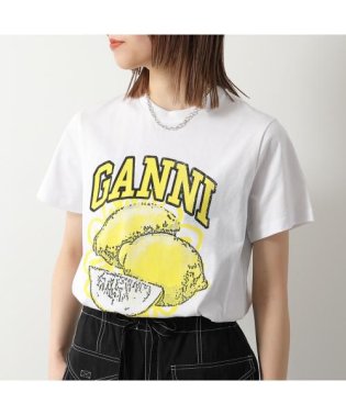 GANNI/GANNI 半袖 Tシャツ Basic jersey Relaxed T－shirt/506017996