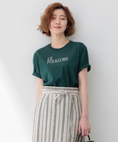 FOLKLORE ロゴTシャツ