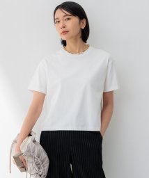 NIJYUSANKU（SMALL SIZE）(23区（小さいサイズ）)/【洗える】スビンギザ クロップド Tシャツ/ホワイト系