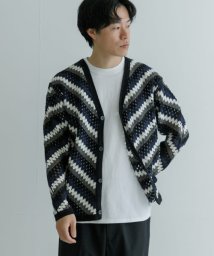 URBAN RESEARCH(アーバンリサーチ)/URBAN RESEARCH iD　クロシェカーディガン/BLACK