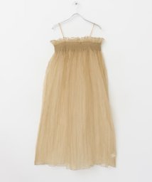 URBAN RESEARCH ROSSO(URBAN　RESEARCH　ROSSO)/leinwande　Recycle Organdy Pleats Dress/BEIGE