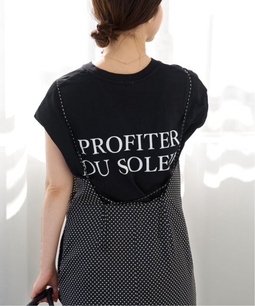 IENA(イエナ)/PROFITER DU SOLEIL Tシャツ/ブラック