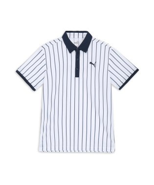 PUMA/メンズ ゴルフ ストレッチ カノコ ストライプ AOP 半袖 ポロシャツ/506018391